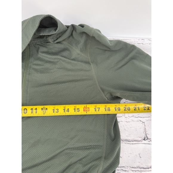 Rhone 1/4 Zip Lightweight Pullover Shirt Pocket Men's S Green - Picture 6 of 7